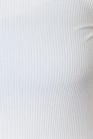Heimish Full Size Ribbed Half Snap Long Sleeve Bodysuit