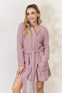 Hailey & Co Tie Front Long Sleeve Cardigan