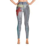 Touch Of Red Yoga Leggings
