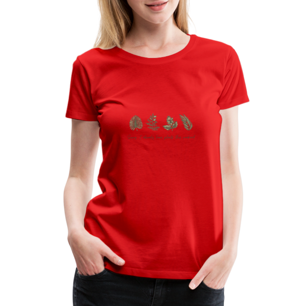 Plants Women’s Premium T-Shirt - red