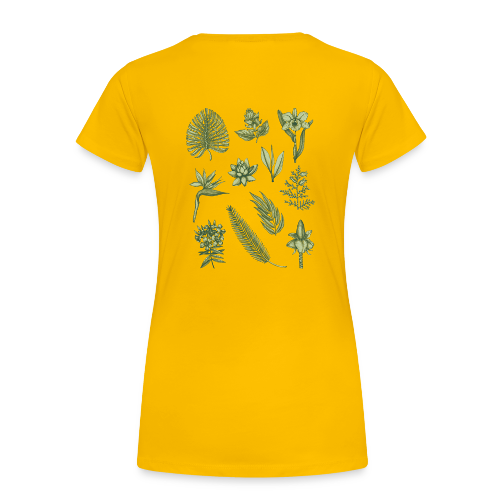 Plants Women’s Premium T-Shirt - sun yellow