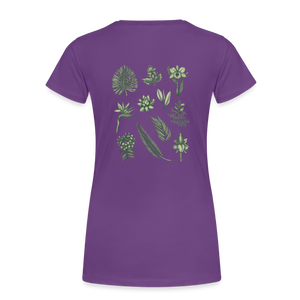 Plants Women’s Premium T-Shirt - purple