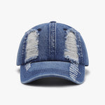 Distressed Cotton Baseball Cap