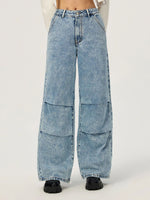 Wide Leg Jeans with Pockets