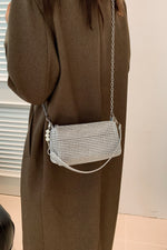 Openwork Crossbody Bag with Removable Strap