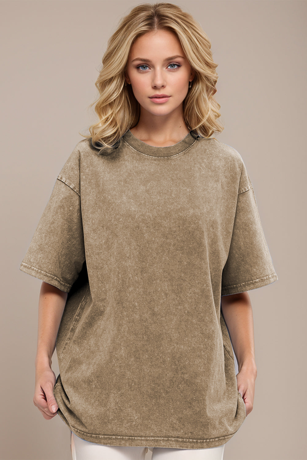 Basic Bae Round Neck Half Sleeve T-Shirt