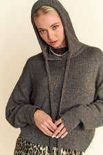 Davi & Dani Drop Shoulder Long Sleeve Hooded Sweater