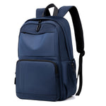 Multi-Pockets Solid Color Backpack Bag