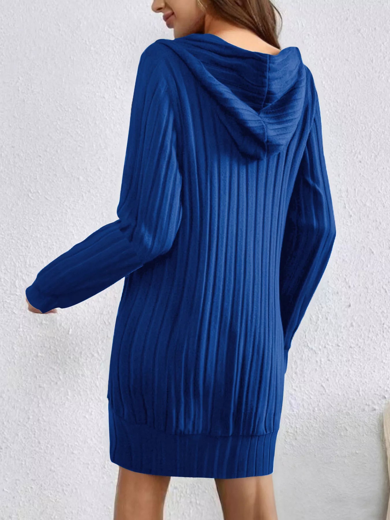 ribbed hoodie dress Seta T Women's Hoodie Dress Long Sleeve Ribbed Knit Sweatshirts Dresses with Pocket Fall Winter Outfits Small Apricot at Amazon Women's Clothing store