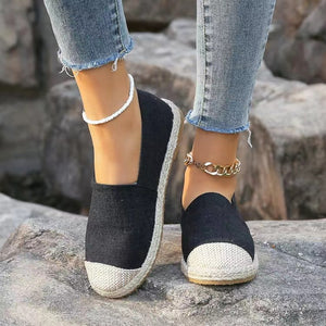 Round Toe Flat Slip-Ons