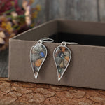 Natural Stone Dangle Earrings