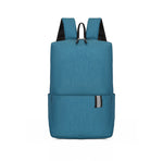 Solid Color Nylon Backpack Bag