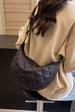 Quilted Adjustable Strap Crossbody Bag