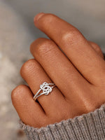 925 Sterling Silver Knotted Ring