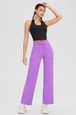 Basic Bae Full Size Drawstring High Waist Pants with Pockets