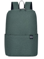 Solid Color Nylon Backpack Bag