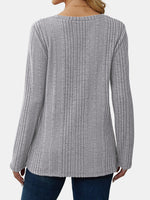 V-Neck Long Sleeve T-Shirt