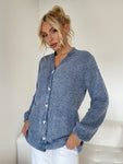 Pocketed V-Neck Button Up Cardigan