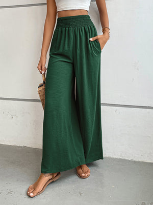 Perfee Wide Leg Pants with Pockets