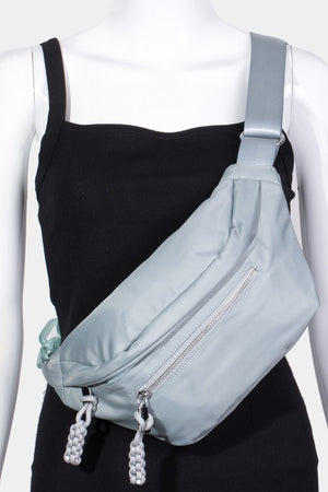 Fame Nylon Crossbody Bag with Adjustable Strap