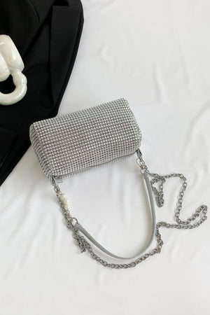 Openwork Crossbody Bag with Removable Strap