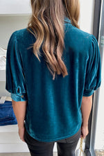 Tie Neck Half Sleeve Blouse