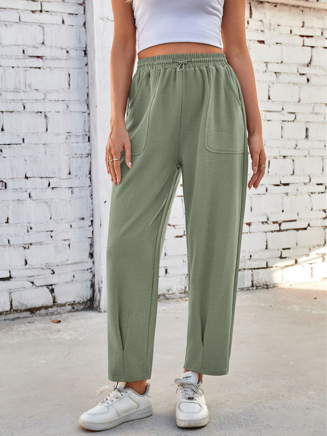 Lovelet Drawstring Pants with Pockets