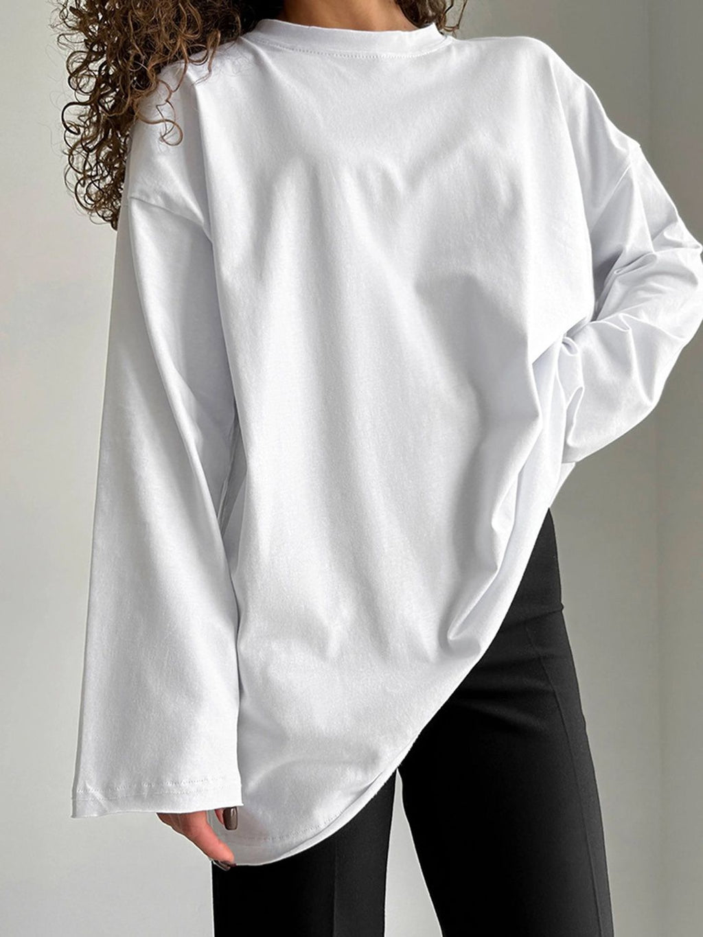 Round Neck Long Sleeve T-Shirt