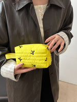 Texture Contrast Bow Wristlet