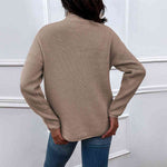 Dropped Shoulder Sweater with Pocket