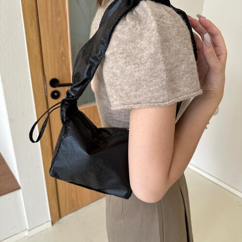 PU Leather Drawstring Shoulder Bag