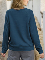 Round Neck Long Sleeve Sweatshirt