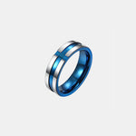 Contrast Titanium Steel Ring