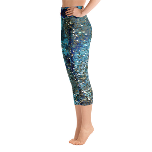 Aquarius Yoga Capri Leggings