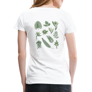 Plants Women’s Premium T-Shirt - white