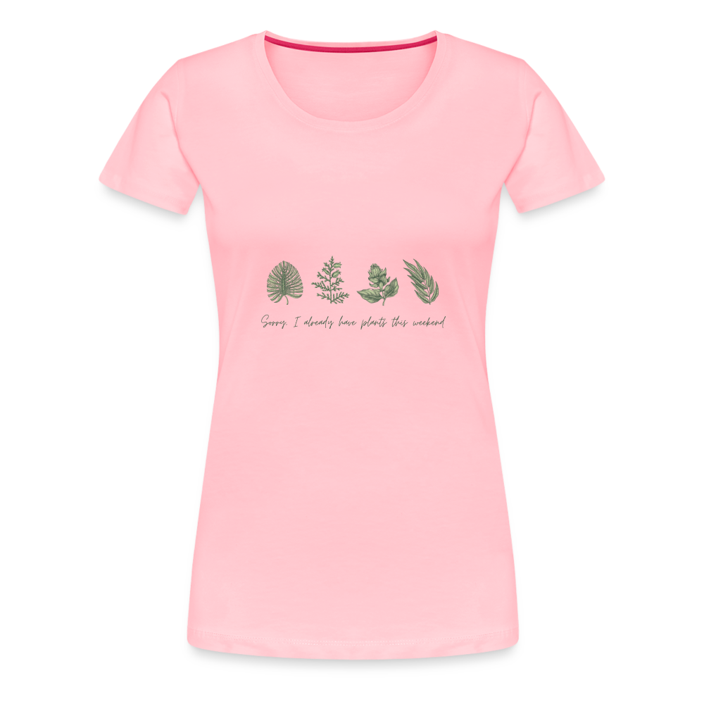 Plants Women’s Premium T-Shirt - pink