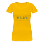 Plants Women’s Premium T-Shirt - sun yellow
