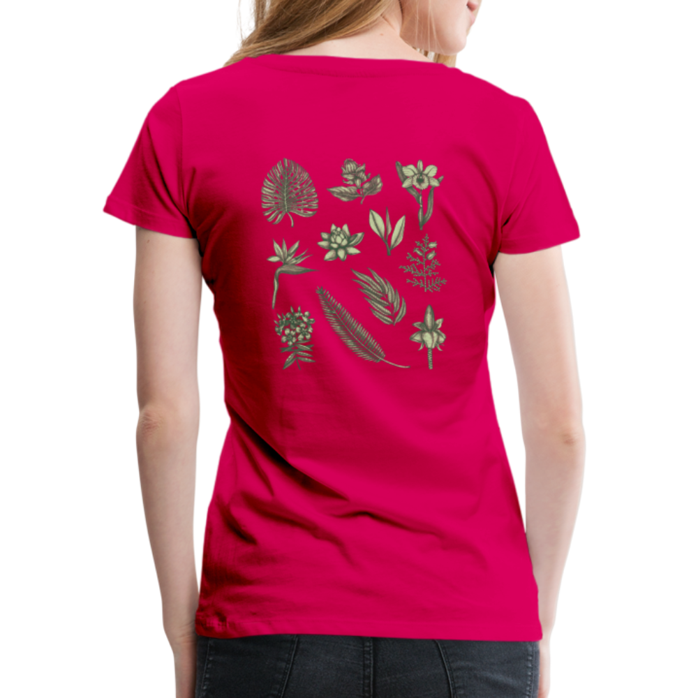 Plants Women’s Premium T-Shirt - dark pink
