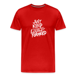 Keep moving Men's Premium T-Shirt - red