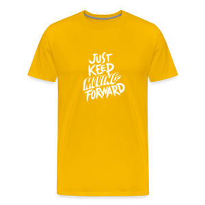 Keep moving Men's Premium T-Shirt - sun yellow