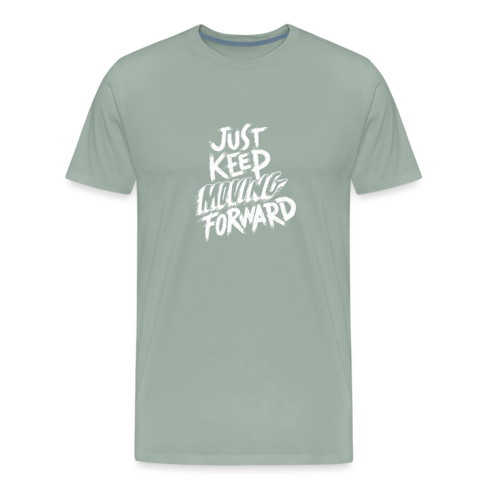 Keep moving Men's Premium T-Shirt - steel green