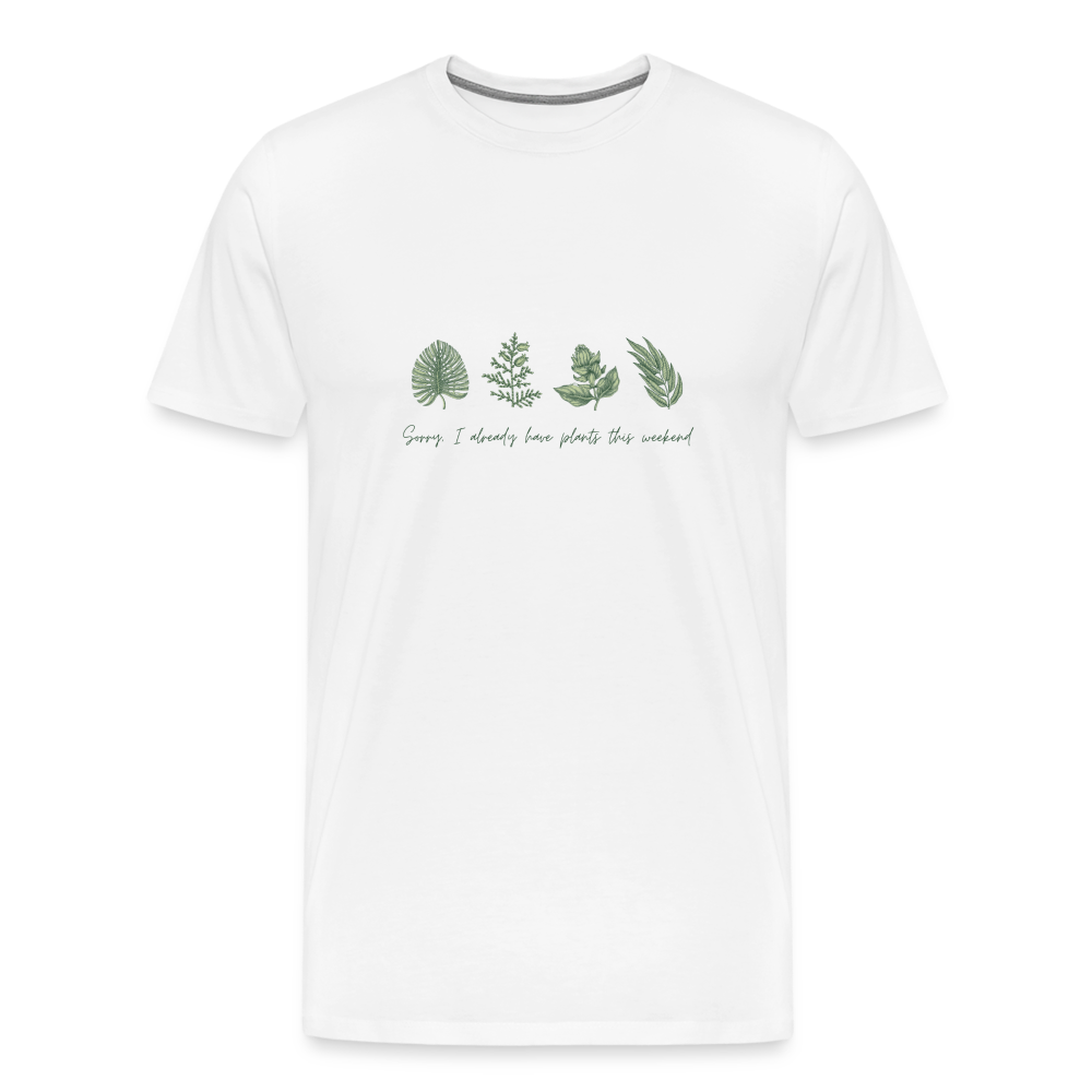 Plants Men's Premium T-Shirt - white