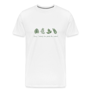 Plants Men's Premium T-Shirt - white