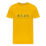 Plants Men's Premium T-Shirt - sun yellow