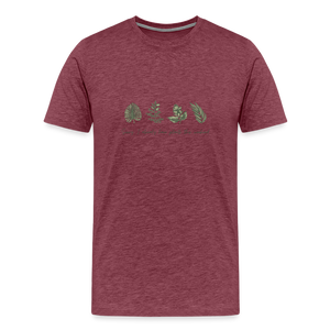 Plants Men's Premium T-Shirt - heather burgundy