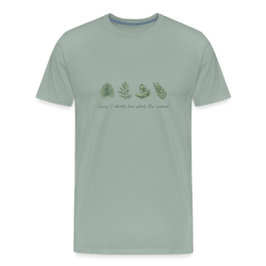 Plants Men's Premium T-Shirt - steel green