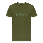 Plants Men's Premium T-Shirt - olive green