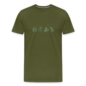 Plants Men's Premium T-Shirt - olive green