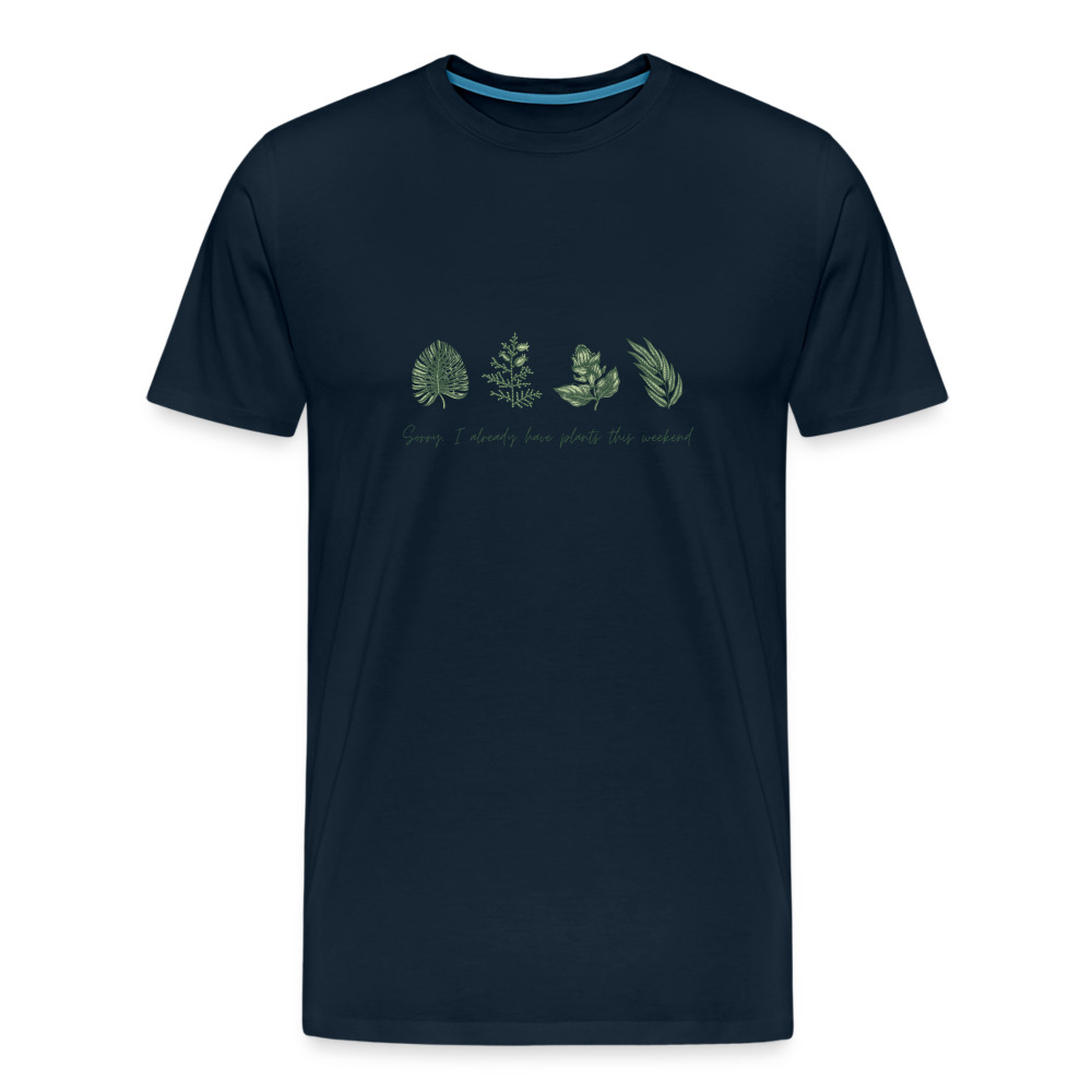 Plants Men's Premium T-Shirt - deep navy