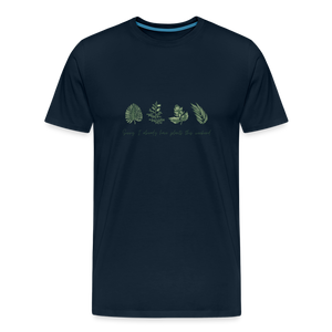 Plants Men's Premium T-Shirt - deep navy